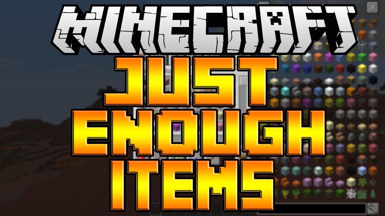 Just Enough Items Mod Just Enough Items Mod 1.7.10