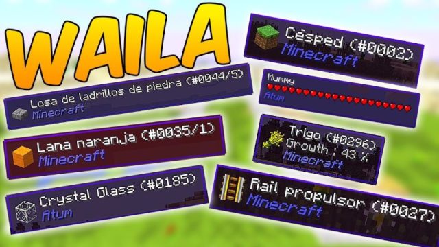 Waila Mod Para Minecraft 1.11.2/1.10.2/1.9.4/1.8.9/1.7.10 - ZonaCraft