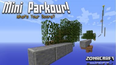 Mini Parkour Mapa Para Minecraft 1.11.2, 1.10.2, 1.9.4, 1.8.9