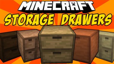 Storage Drawers Mod para Minecraft 1.18.2, 1.16.5, 1.15.2, 1.14.4, 1.12.2, 1.11.2, 1.10.2, 1.9.4, 1.8.9, 1.7.10