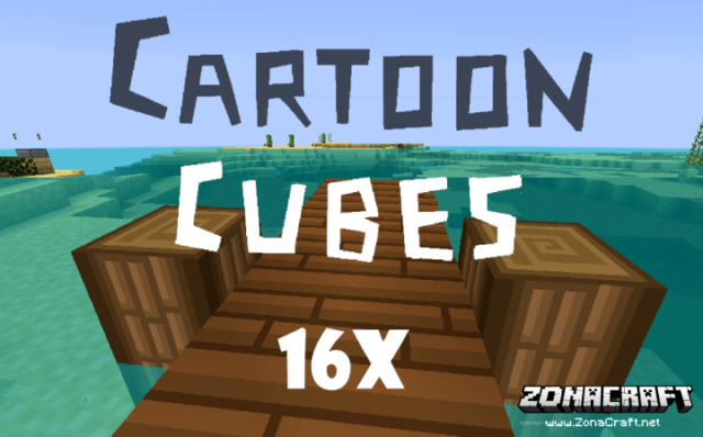 Cartoon Cubes Texture Pack Para Minecraft 1 12 2 1 11 2 1 10 2 Zonacraft