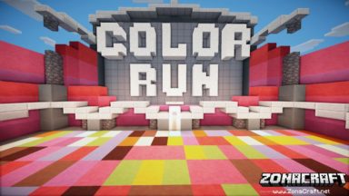Color Run Mapa Para Minecraft 1.11, 1.10.2, 1.9.4