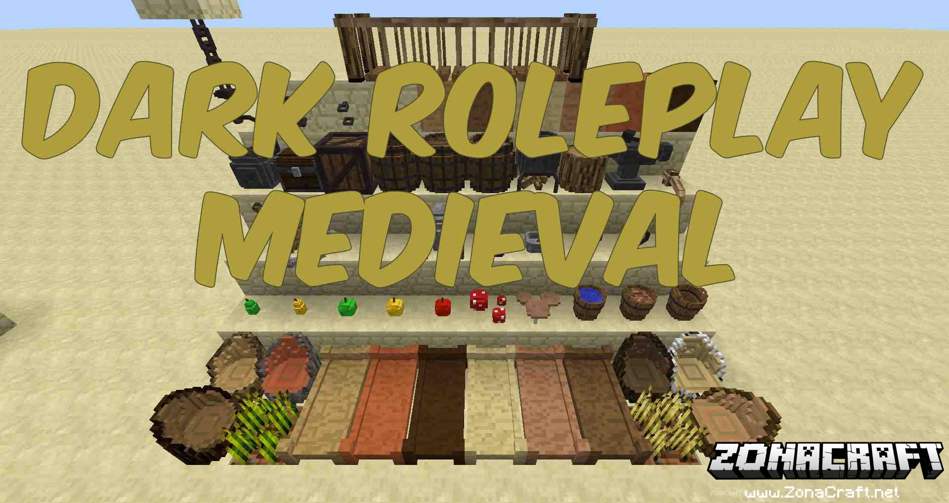 Dark Roleplay Medieval Mod Para Minecraft 1.12.2, 1.11.2, 1.10.2, 1.8.9 -  ZonaCraft