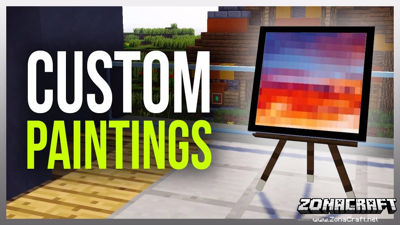 Minecraft painting mod. Painting Mod.