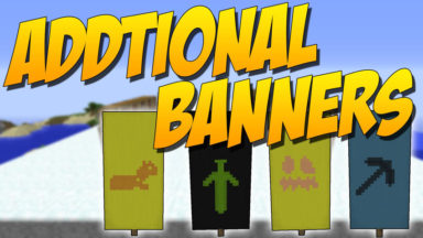 Additional Banners Mod Para Minecraft 1.16.5, 1.13.2, 1.12.2, 1.11.2, 1.10.2, 1.9.4, 1.8.9