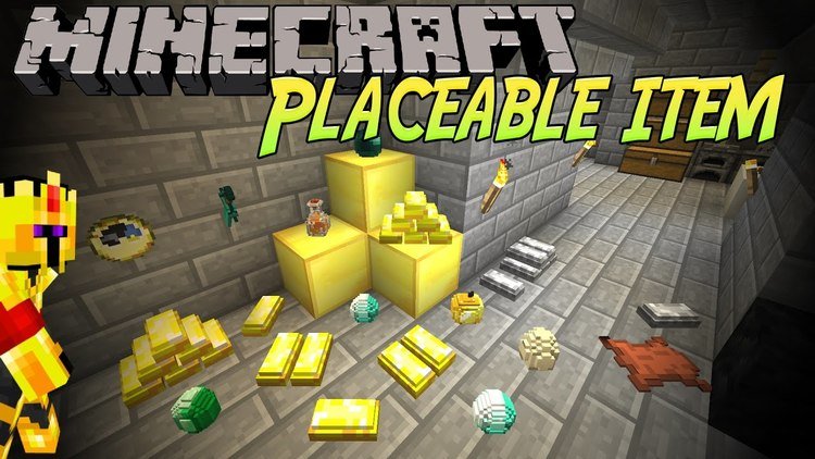 Placeable Items Mod Para Minecraft 1 14 4 1 12 2 1 11 2 1 10 2 1 7 10 Zonacraft