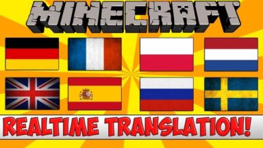 Real Time Chat Translation Mod Para Minecraft 1.14.4, 1.12.2, 1.11.2, 1.10.2, 1.9.4, 1.8.9, 1.7.10