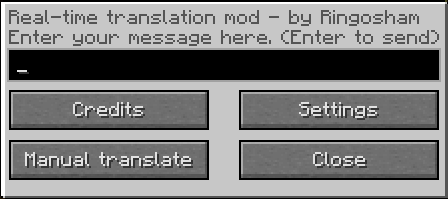 Real Time Chat Translation Mod