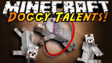 Doggy Talents Mod Para Minecraft 1.18.2, 1.17.1, 1.16.5, 1.15.2, 1.14.4, 1.13.2, 1.12.2, 1.11.2, 1.10.2