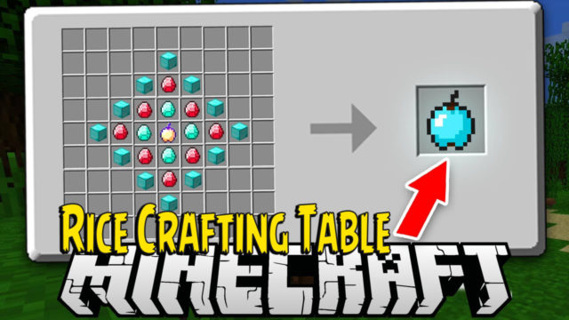 Minecraft Java Rice Rice Crafting Table Mod Para Minecraft 1.10.2 - ZonaCraft