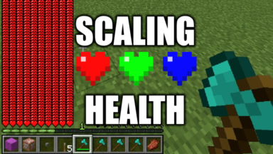 Scaling Health Mod Para Minecraft 1.18.1, 1.17.1, 1.16.5, 1.15.2, 1.14.4, 1.13.2, 1.12.2, 1.11.2, 1.10.2, 1.9.4