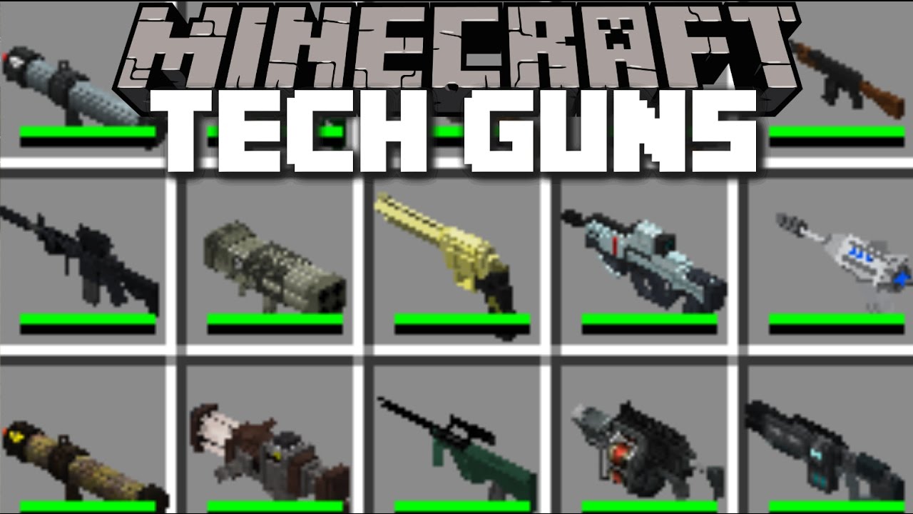 Techguns Mod Para Minecraft 1 12 2 1 7 10 Zonacraft