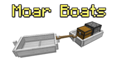 Moar Boats Mod Para Minecraft 1.15.2, 1.14.4, 1.13.2, 1.12.2