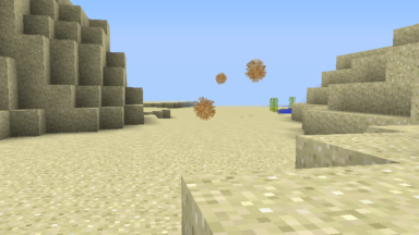 Tumbleweed Minecraft desert