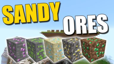 Sandy Ores Mod Para Minecraft 1.15.2, 1.14.4, 1.12.2, 1.9, 1.8.9, 1.7.10