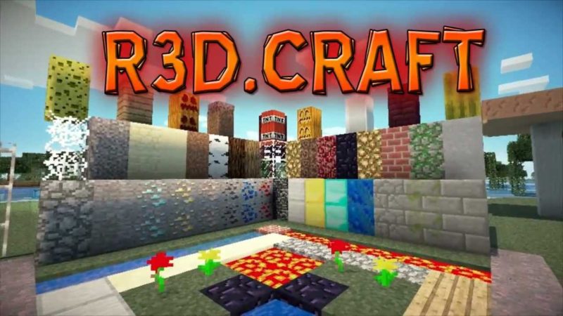 R3D CRAFT 512px Texture Pack Para Minecraft 1.12.X/1.11.X/1.10.X/1.9.X ...