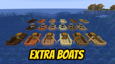 Extra Boats Mod Para Minecraft 1.16.1, 1.15.2, 1.14.4