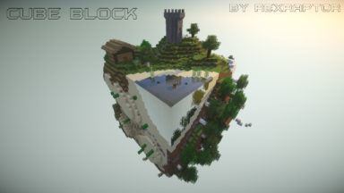 Cube Block Mapa Para Minecraft 1.14.4, 1.13.2, 1.12.2, 1.11.2, 1.10.2, 1.9.4