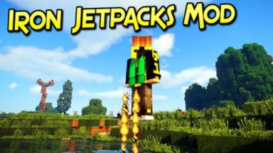 Iron Jetpacks Mod Para Minecraft 1.16.5, 1.15.2, 1.14.4, 1.12.2