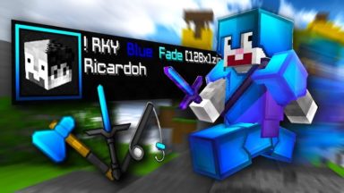 RKY Blue Fade Texture Pack Para Minecraft 1.8.9