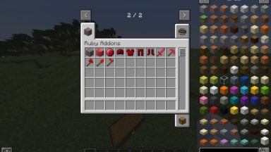 Ruby Armor And Tools Mod