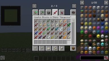 Useful Blocks & Items Mod