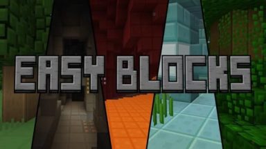 Easy Blocks Texture Pack Para Minecraft 1.17, 1.15