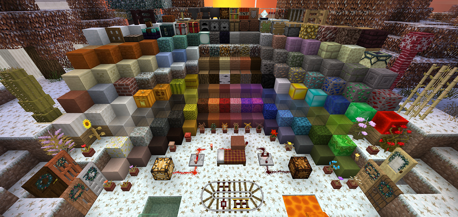 Lithos:Christmas Add On Texture Pack Para Minecraft 1.5.1, 1.14.4, 1.13.2, ...