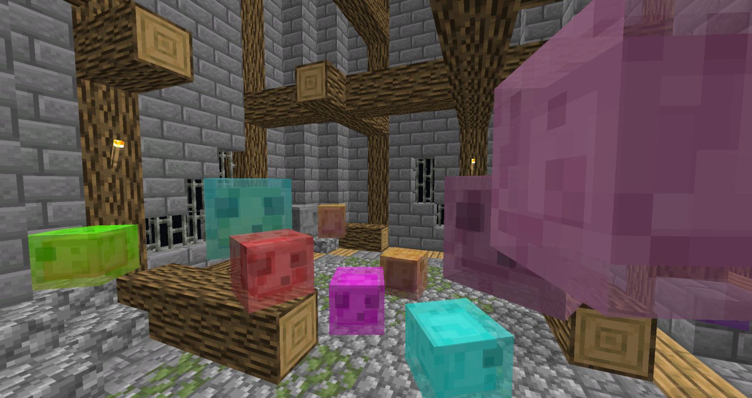 Random Colored Slimes Texture Pack Para Minecraft 1122 Zonacraft