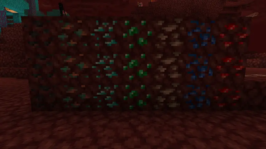 minerales en el nether