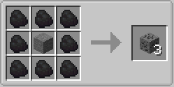 bloque de carbón receta