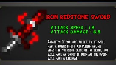 iron redstone sword