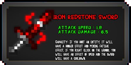 iron redstone sword