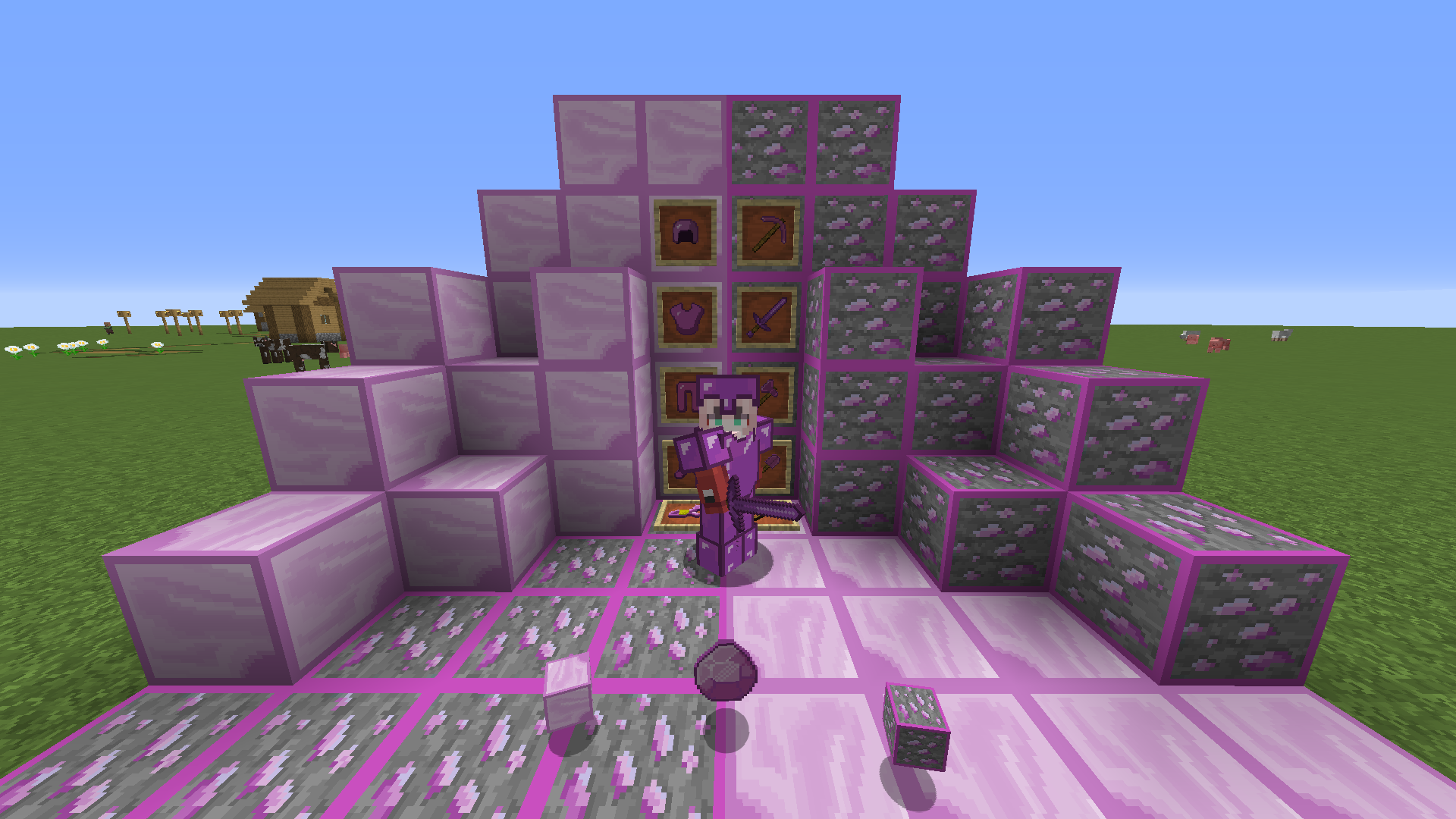 pink texture packs for minecraft pe