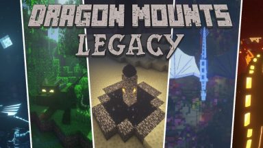 Dragon Mounts: Legacy Mod Para Minecraft 1.20.1, 1.19.4, 1.18.2, 1.16.5, 1.15.2
