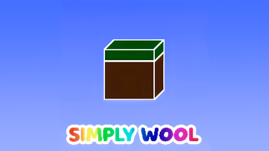 Simply Wool Texture Pack Para Minecraft 1.19.3, 1.18.2, 1.17.1, 1.16.5, 1.15.2