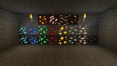 Glowing Ores Texture Pack Para Minecraft 1.17, 1.16.5, 1.15.2, 1.14.4, 1.13.2, 1.12.2, 1.11.2, 1.10.2, 1.9.4