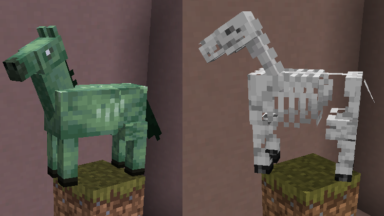 Caballo Zombie y Caballo esqueleto