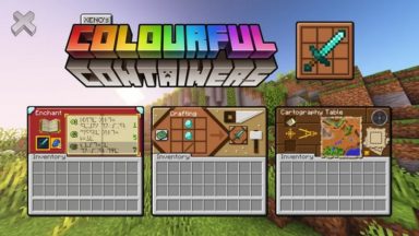 Colorful Containers Texture Pack Para Minecraft 1.15
