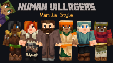 Human Villagers Texture Pack Para Minecraft 1.17.1, 1.16.5