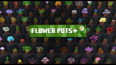 Flower Pots+ Texture Pack Para Minecraft 1.19, 1.18.2, 1.17.1, 1.16.5, 1.15.2, 1.14.4, 1.13.2