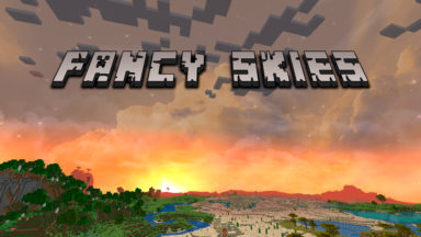 Fancy Skies Texture Pack Para Minecraft 1.19.3, 1.18.2, 1.17.1, 1.16.5, 1.15.2, 1.14.4, 1.12.2