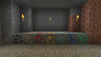 New Ores Texture Pack Para Minecraft 1.16.5, 1.15.2, 1.14.4