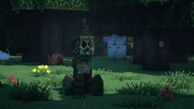 Creeper en el bosque