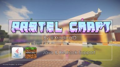 Pastel Craft Texture Pack Para Minecraft 1.20.2, 1.19.2, 1.18.2, 1.17.1, 1.16.2, 1.12.2