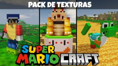 Super Mario Craft Texture Pack Para Minecraft 1.19.2, 1.18.2, 1.17.1, 1.16.5, 1.15.2, 1.14.4, 1.13.2
