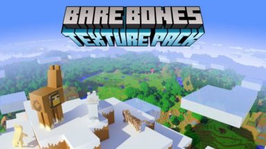 Bare Bones Texture Pack Para Minecraft 1.19, 1.18.2, 1.17.1, 1.16.2, 1.15.2, 1.14.4, 1.13.2, 1.12.2, 1.11.2, 1.10.2, 1.8.9, 1.7.10
