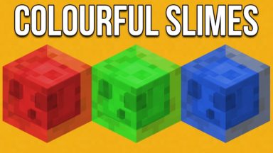 Colorful Slimes Texture Pack Para Minecraft 1.17.1