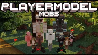 Player Mob Models Texture Pack Para Minecraft 1.20.1, 1.19.4, 1.16.5, 1.14.4, 1.12.2, 1.8.9