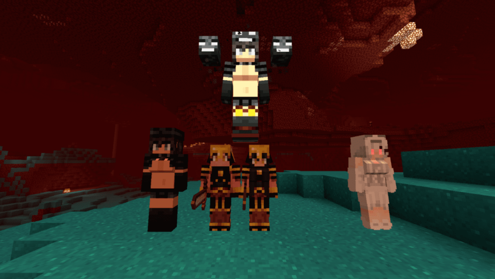 Zombie Pigman, Piglins y whiter